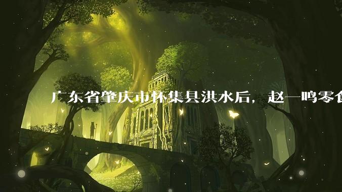 广东省肇庆市怀集县洪水后，赵一鸣零食店被哄抢，物资和收银机里面的几千块钱被哄抢一空，如何评价？